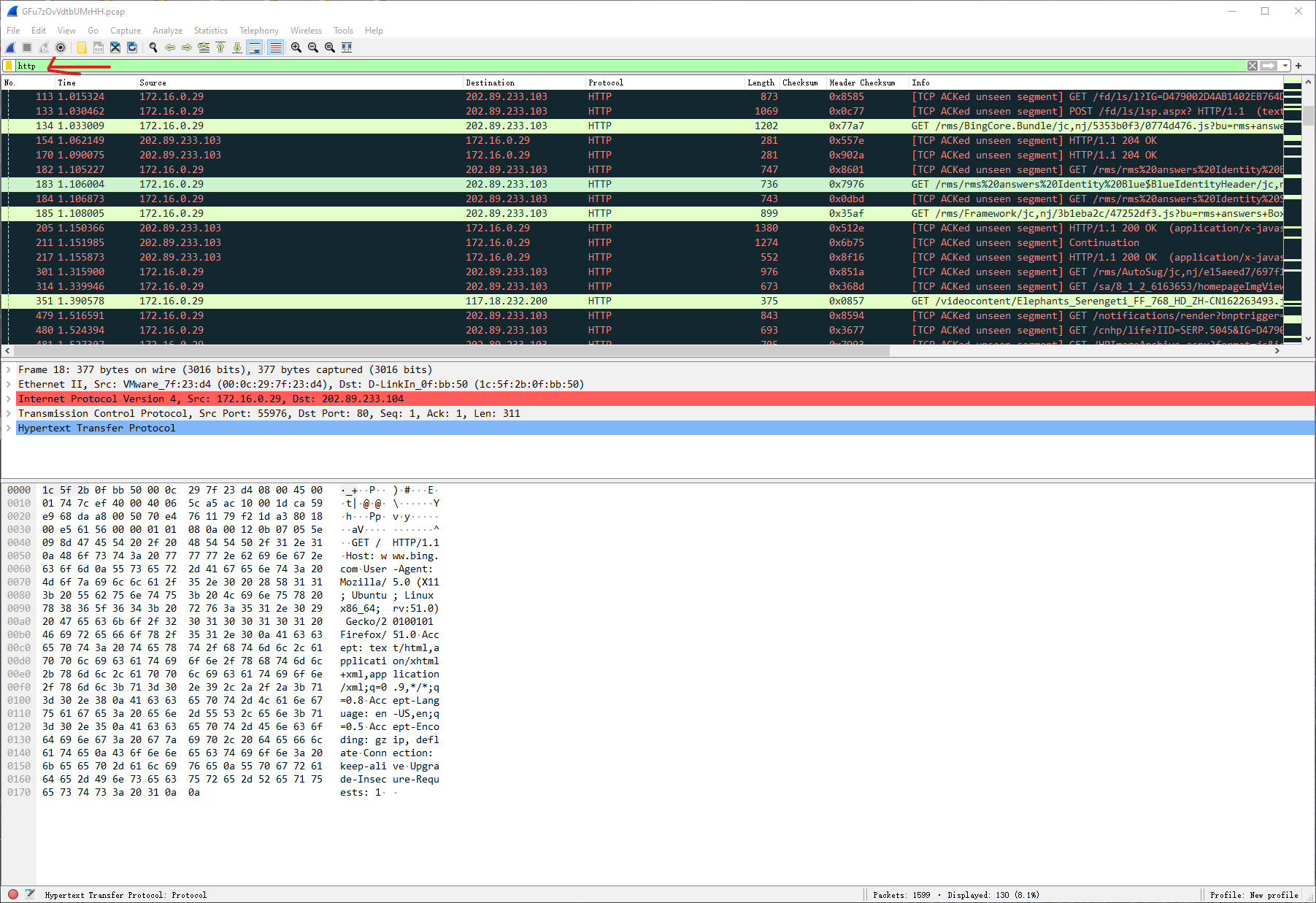 wireshark filter syntax